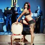 Claudia letizia performer attrice grande fratello gieffina burlesque lady letizia