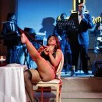 Claudia letizia performer attrice grande fratello gieffina burlesque lady letizia