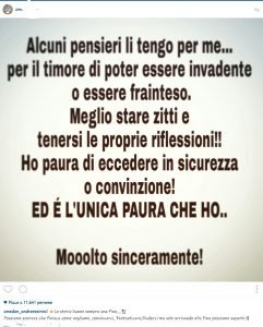 Tra Amedeo e Alessia è finita