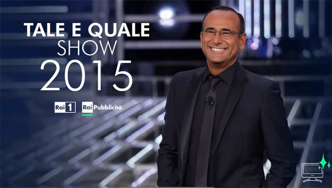 Carlo conti tale e quale show vip talent show Loretta Goggi Claudio Lippi Gigi proietti Frank matano