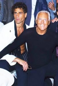 fabio mancini top model armani