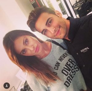 Ugo lepre cotril parrucchiere dei vip celebrities Belen Rodriguez Cecilia Rodriguez Claudia galanti Costanza Caracciolo paia Hilton striscia la notizia velin