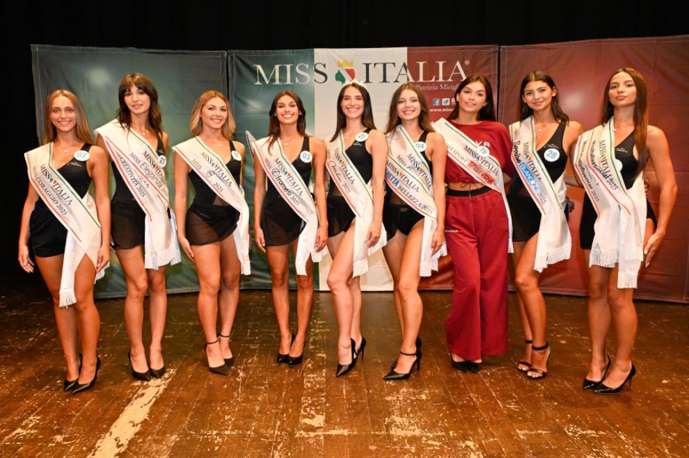 Vincitrici fasce nazionali di Miss Italia 2025